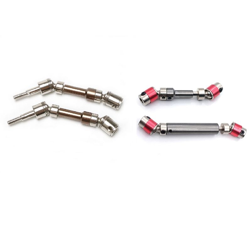 1set CVD Front Wheel Universal Drive Shaft for Feiyue FY01 FY03 FY06 FY07 & 2Pcs Metal Front & Rear CVD Drive Shaft