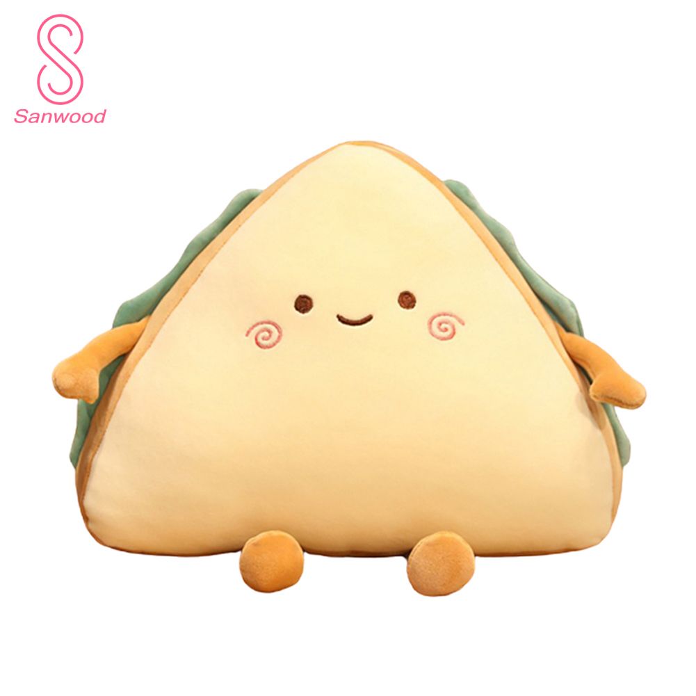 Simulation PP Cotton Cartoon Sandwich Pillow Bakery Food Cushion Plush Toys Gift