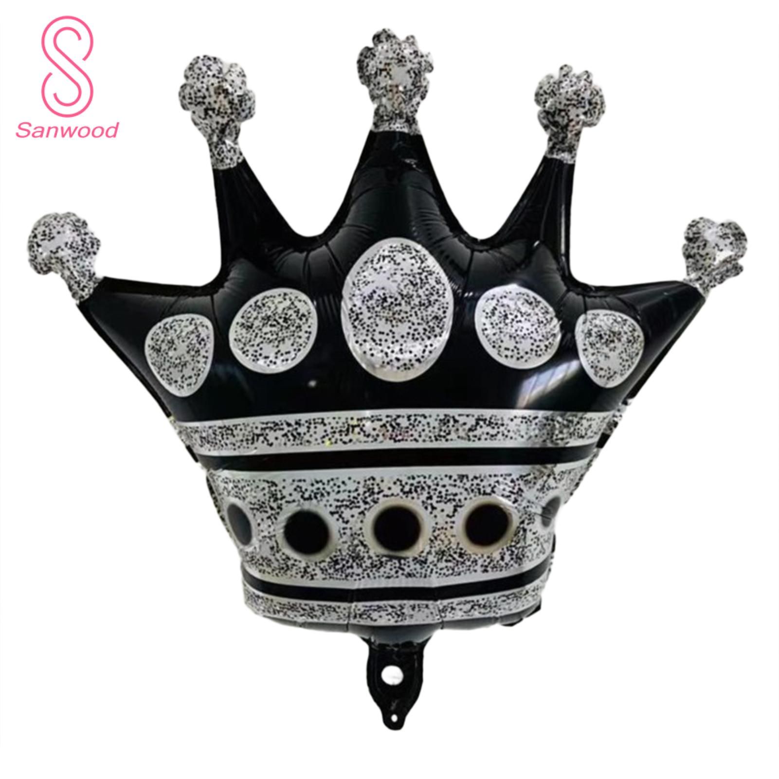 Crown Balloon Wide Application Colorful Crown Shaped Aluminum Foil Party Balloon