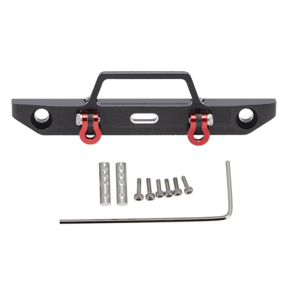 for Axial SCX24 90081 1/24 RC Crawler Car Upgrade Parts Metal Front Bumper Accessories