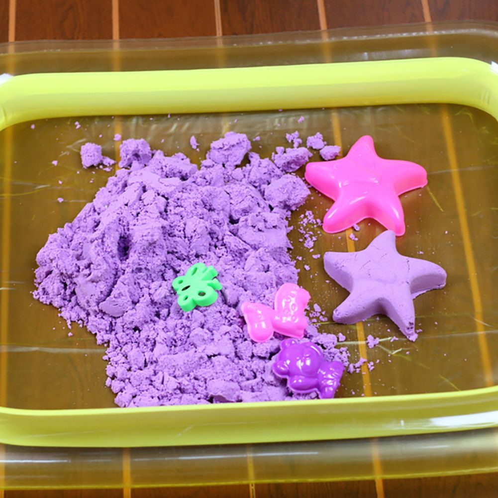 ldren's Play Sand oys Indoor Castle Play Sandbox Inflatable Sand ray able Random Color