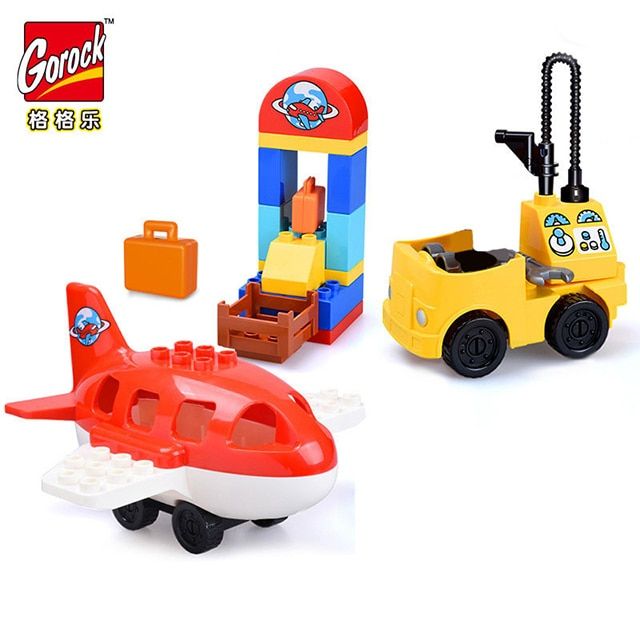 Classic Princess Big Size Compatible Duploed Building Block Family House Construction Building Blocks DIY Brick Toy For Children