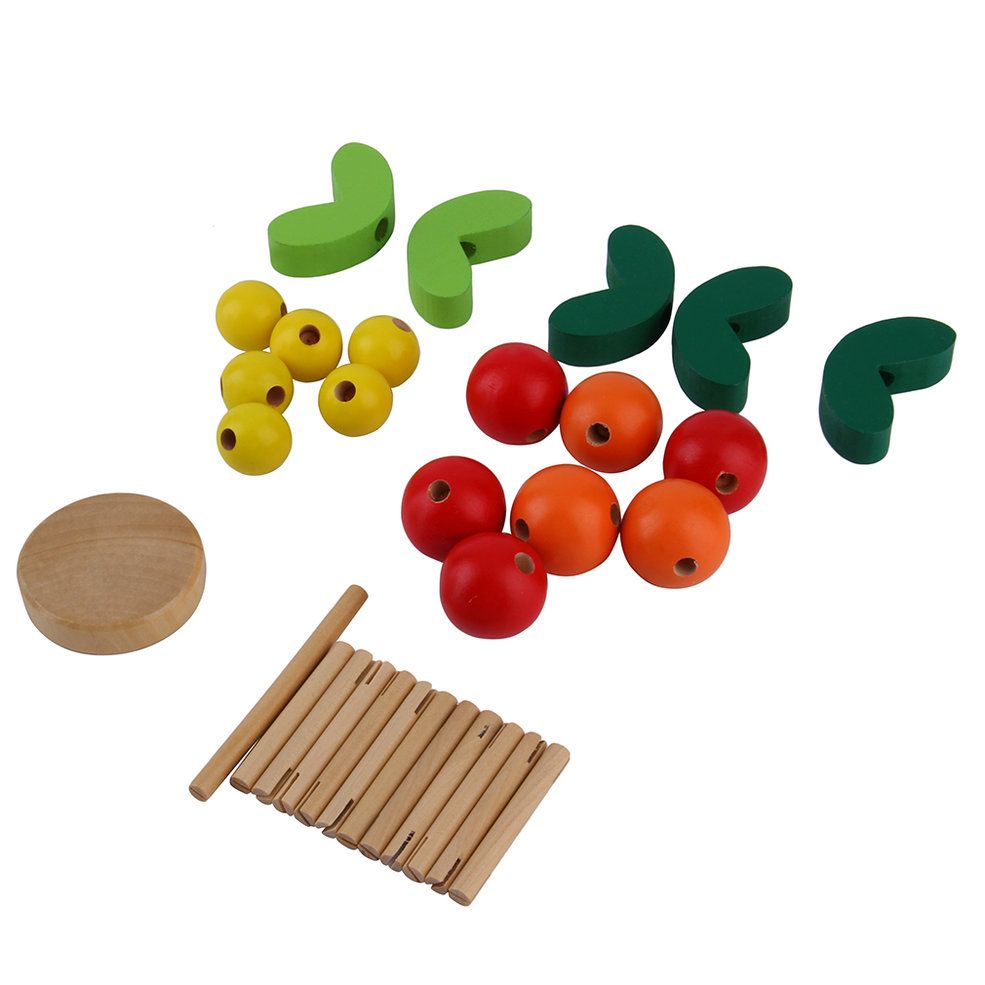 DIY  Educational Toys Wooden Early Wisdom Develop Branches Ball Toy