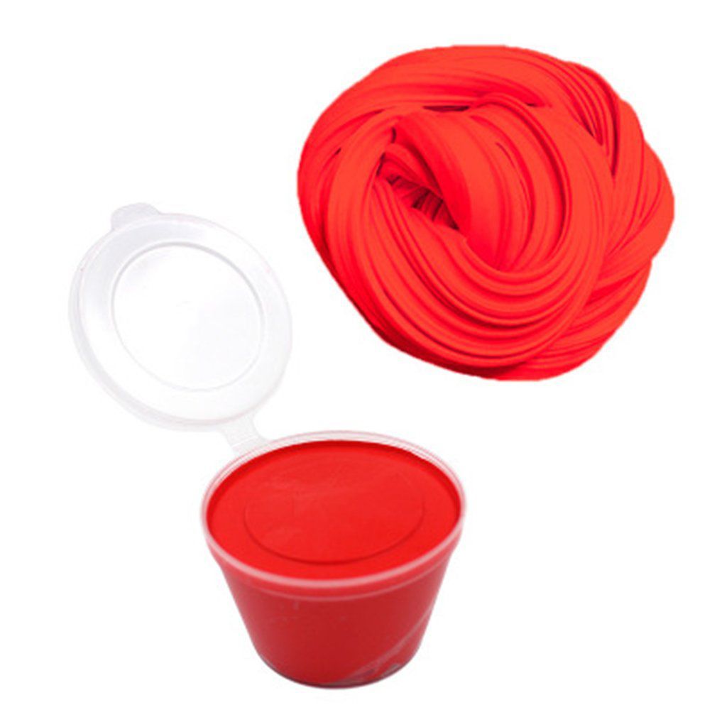 Kids 3D DIY Fluffy Foam Clay Slime Soft Cotton Stress Relief Slime Ball Kit No Borax Craft Mud Toys Slime Light Modeling Clay