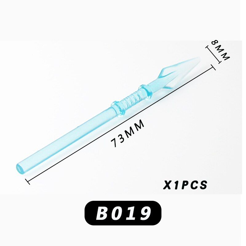 Single sell duploed military mediaeval times golden weapons for 4cm mini dolls MOC building blocks brick toys for children
