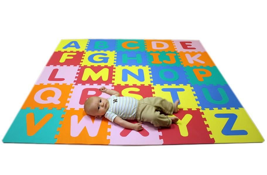 Foam Floor Alphabet Puzzle Mat BIG - Multicolour