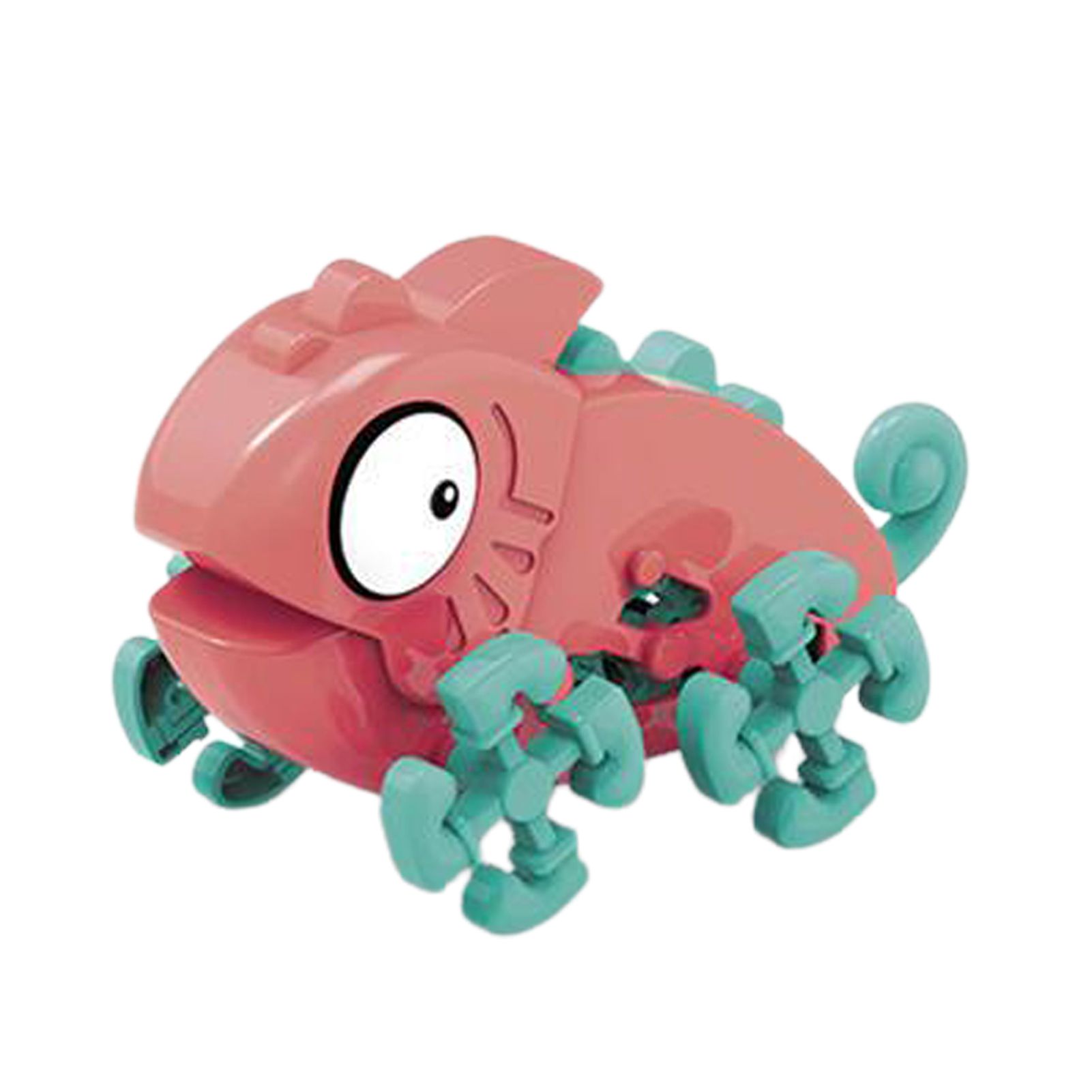 Chameleon Blocks Toy Animal Design Big Eyes Small Size Big Eyes Chameleon Building Block for Kindergarten