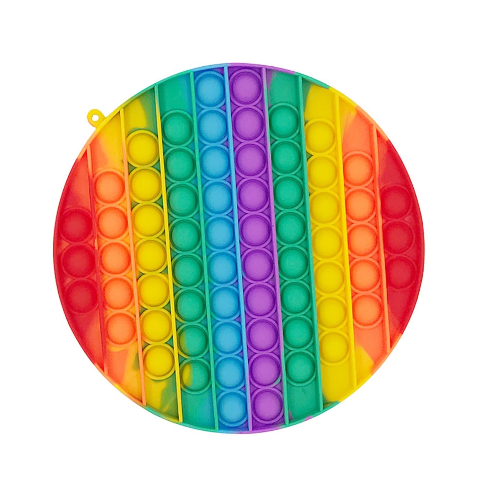 Simple dimple Anti-stress sensory toy Push fidget toy Popite silicone Sensory discs powder antistress Rainbow Candy color