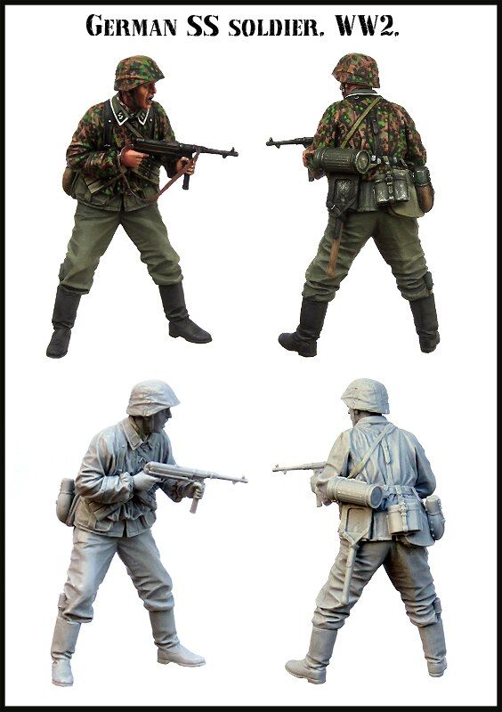 1/35 Resin Figures Model Kits World War II German-434 Unassembled unpainted