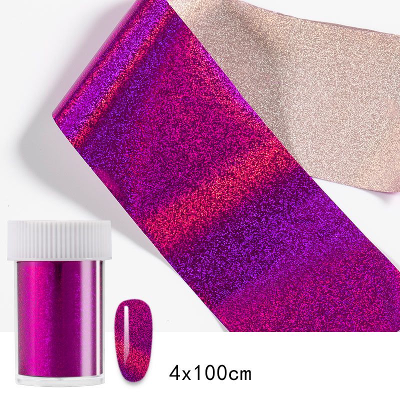 The  Nail Holographics Transfer Foil Gold Slider Shimmer Sticker For Wrap Adhesive Manicures DIY Decoration Set Nail Paper