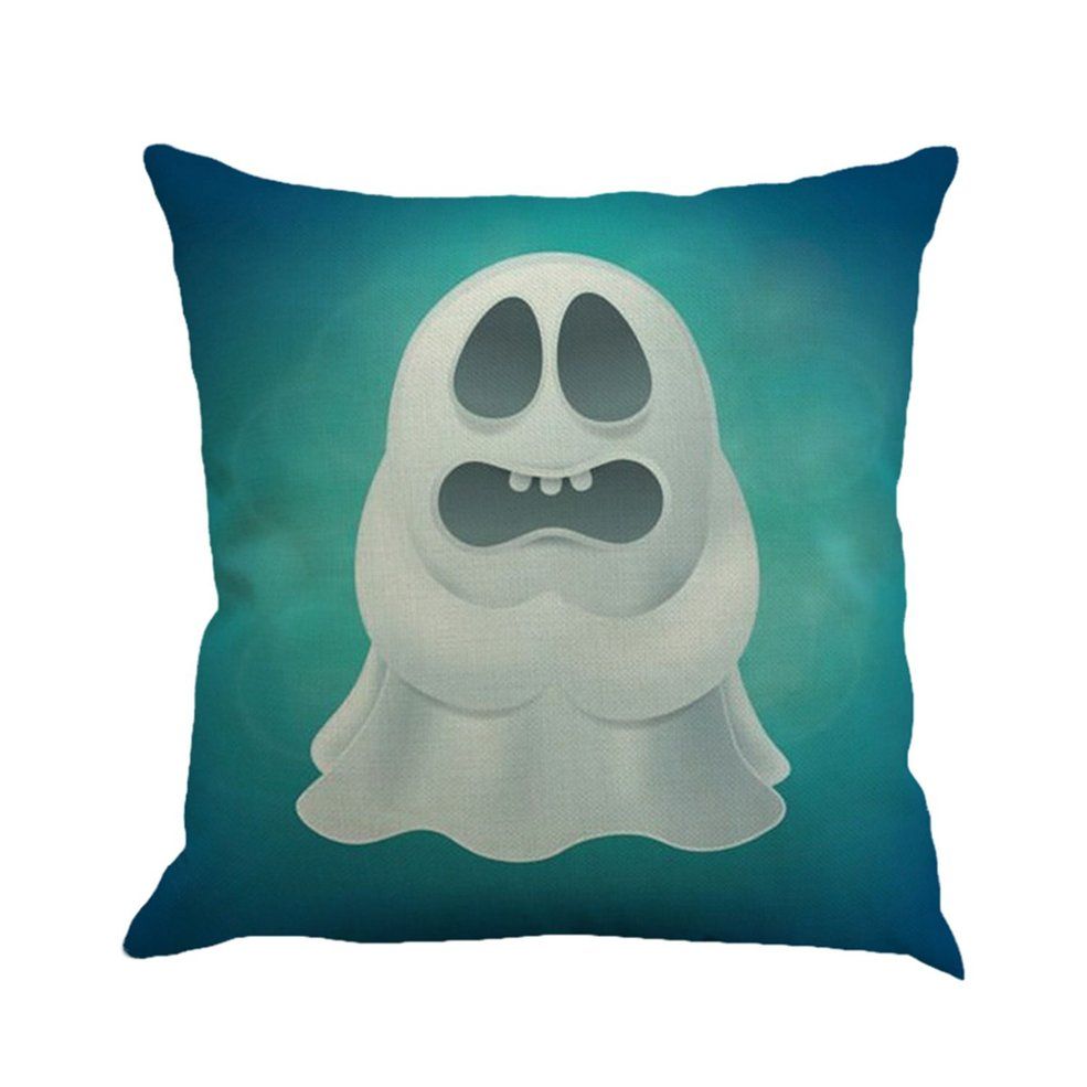 Halloween Pillowcase Back Cushion Cover Bolster Cover Pillowslip Funny Ghost
