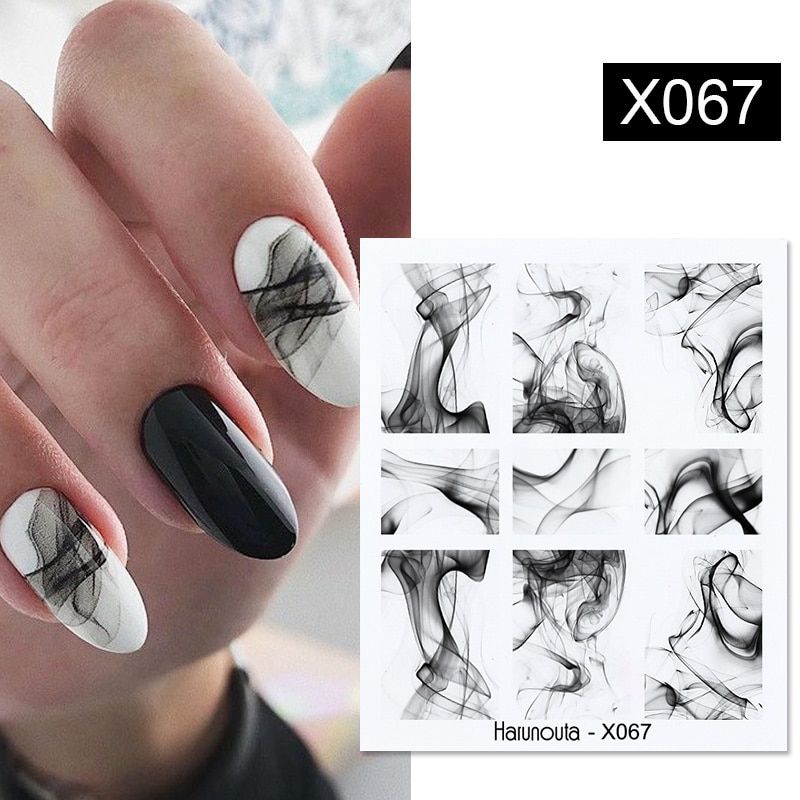 Nail Foils Marble Series Nail Transfer Foils Decorations DIY idea nail Art Transfer Sticker Decals Nail Accessories