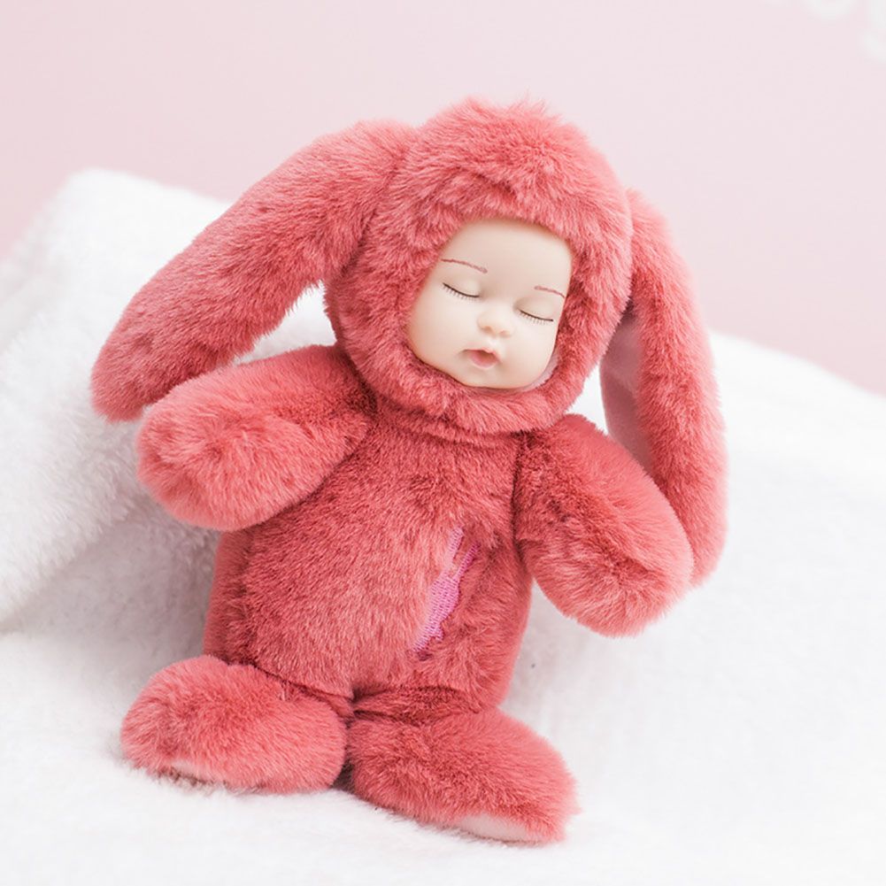 Cute Long Ear Rabbit Soft Plush Toy Kids Sleeping Bunny Doll Birthday Gift