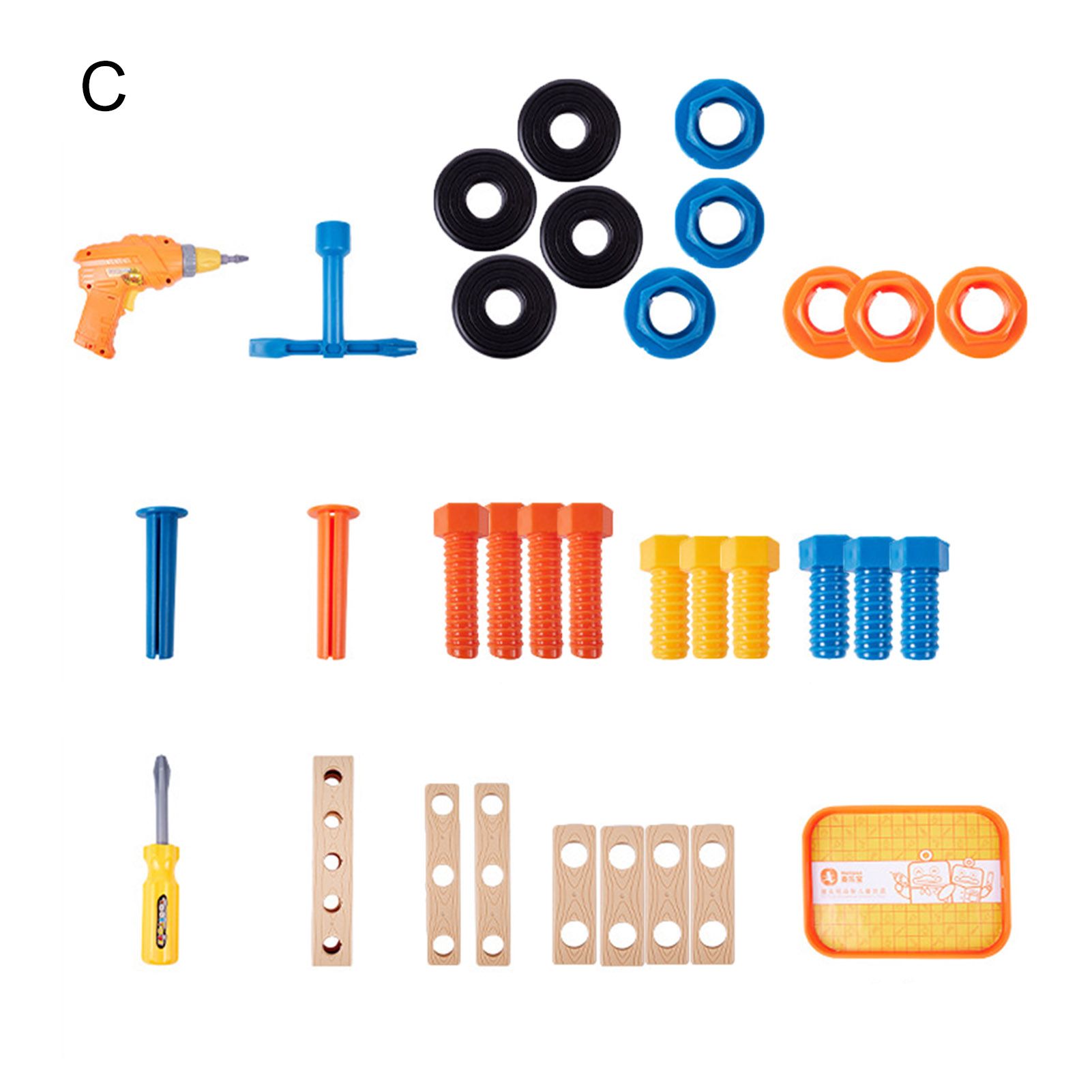 Role Play Toy Iify Ability Assembling Repairing Tool Set Pretend Toy
