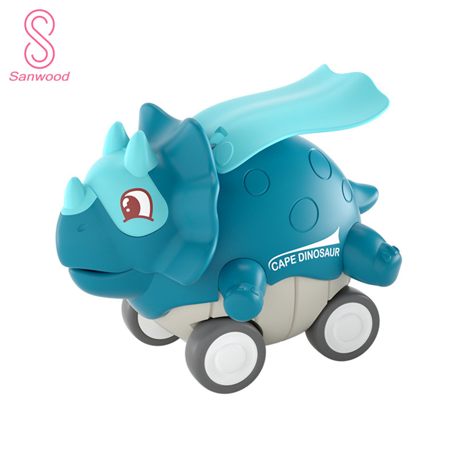 Pull Back Toy Vehicle Simple to Operate Tiny Size Dinosaur Toy Car
