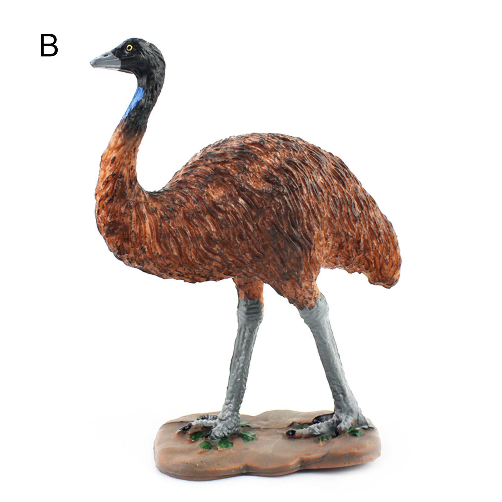 Simulation Ostrich Design Model Display Mold Home Desktop Ornament Toy Gift