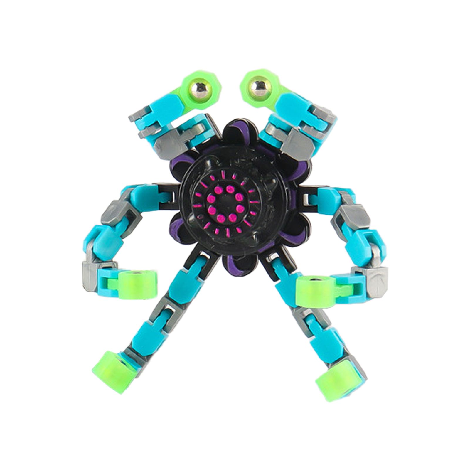 Sensory Toy Mechanical Multi-shape Spinning Top Focus Toy