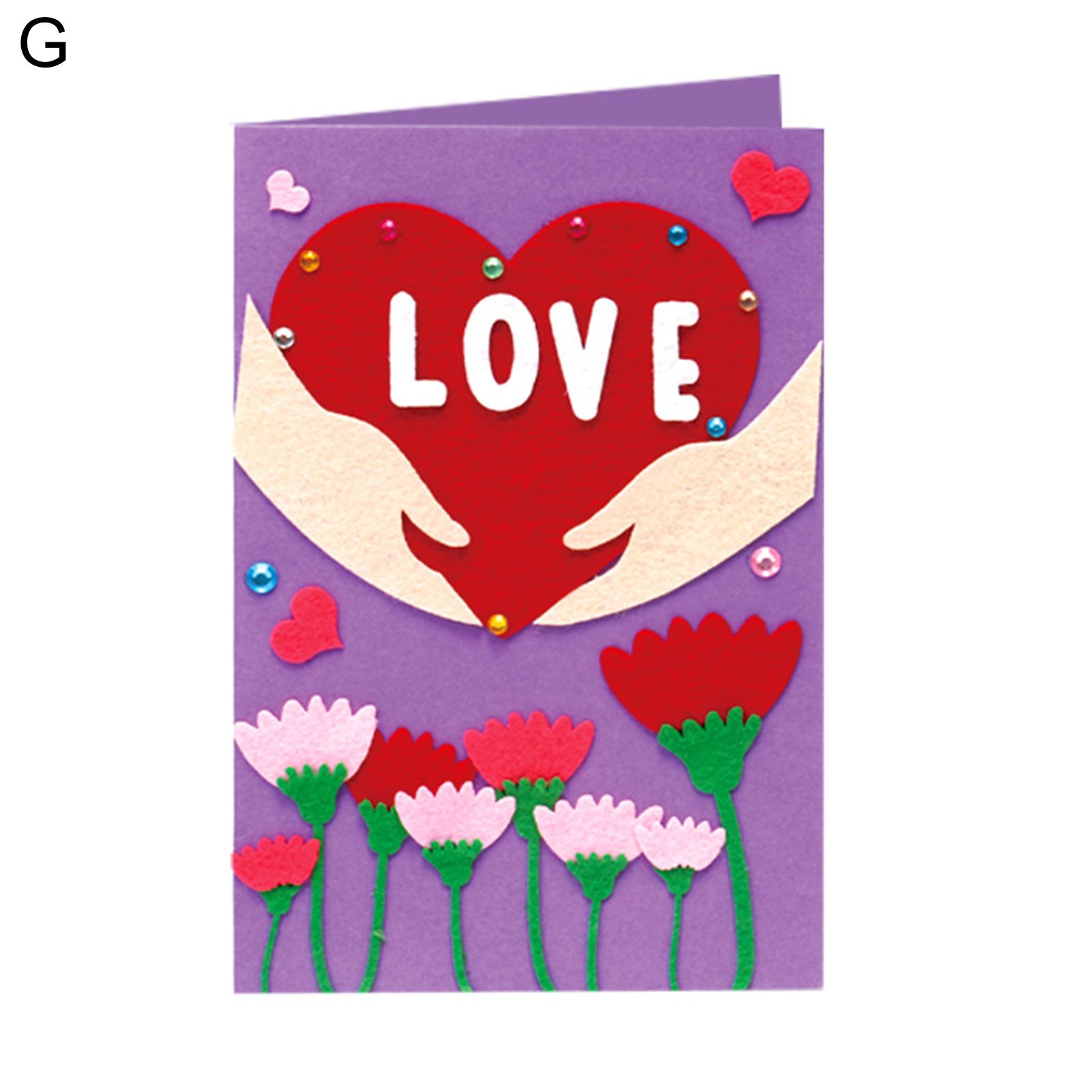 Greeting Card Foldable Perfect Gift Paper DIY Handmade Greeting Card for Kids