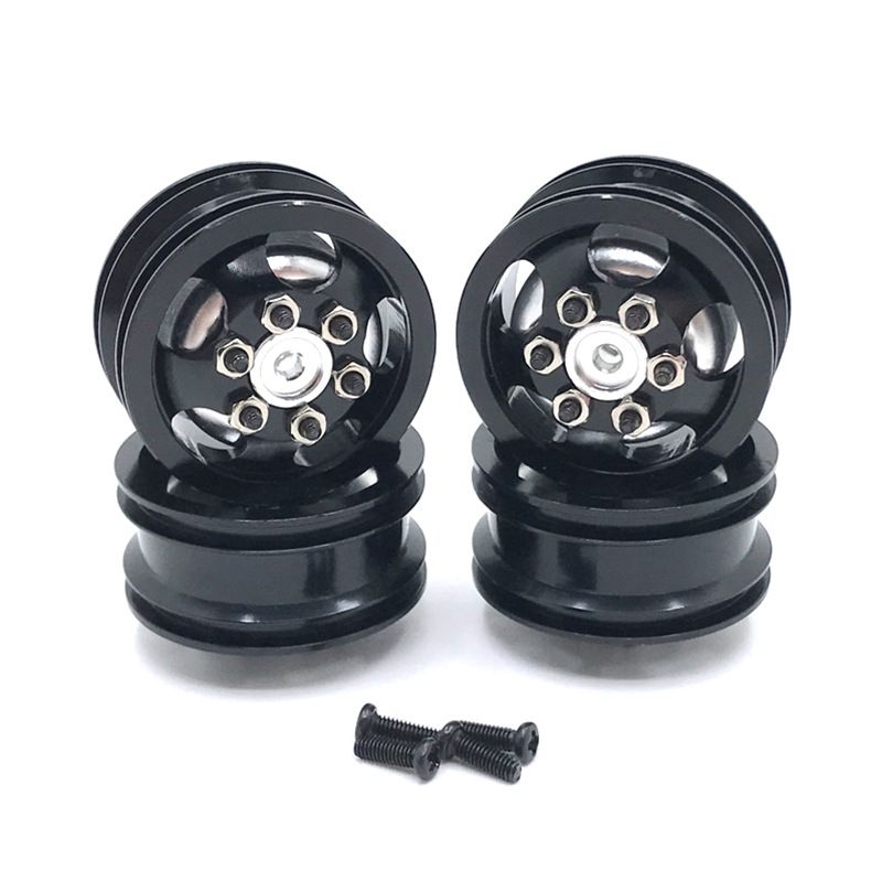 Metal Wheel Rim Hub for WPL C14 C24 C34 B14 B24 JJRC Q61 Q62 4X4 4WD 1/16 RC Truck Car Upgrade Accessories Parts