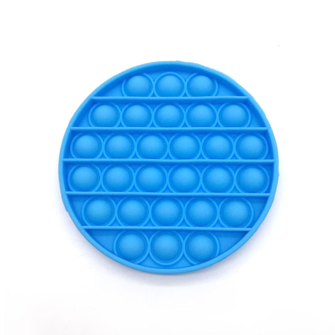 New Fidget Toys Push Bubble pop it Autism Special Needs Stress Reliever Helps Relieve Stress and Increase Focus Soft Squeeze Toy