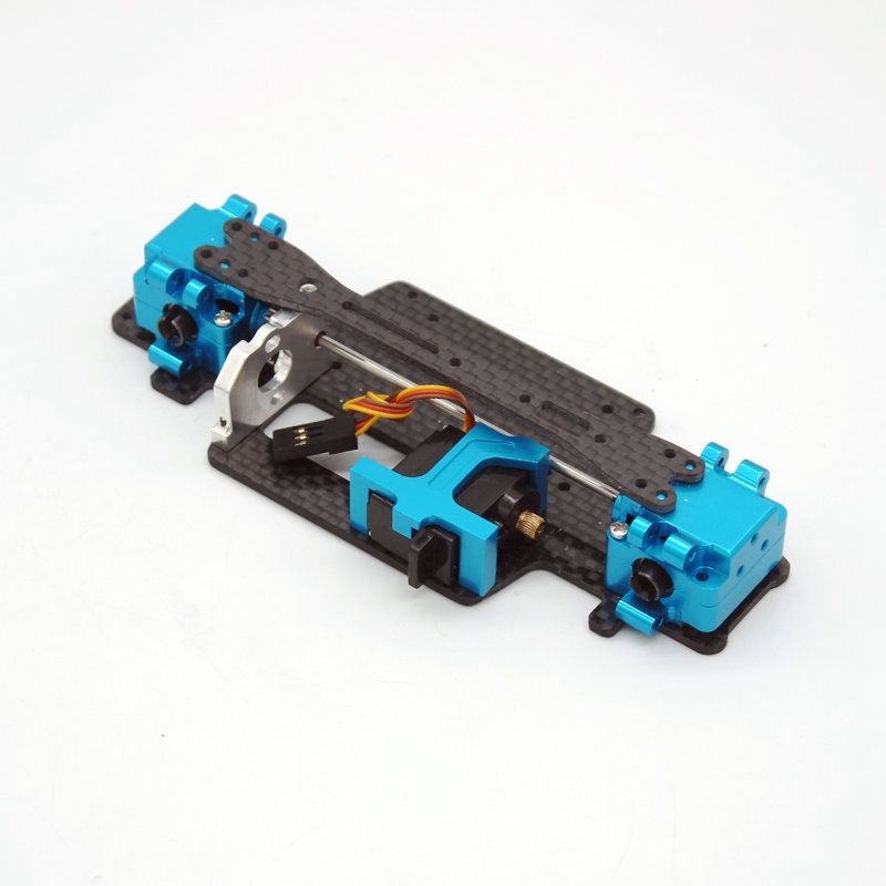 Carbon Fiber Chassis with Second Floor Board for Wltoys K969 K979 K989 K999 P929 P939 1/28 RC Car Upgrade Parts