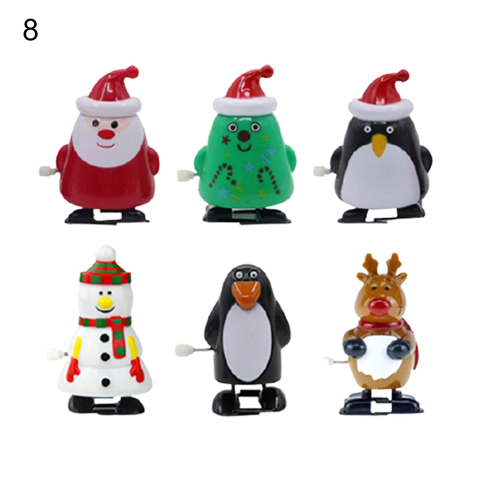 Christmas Toys Ornamental Christmas Clockwork Jumping Toys