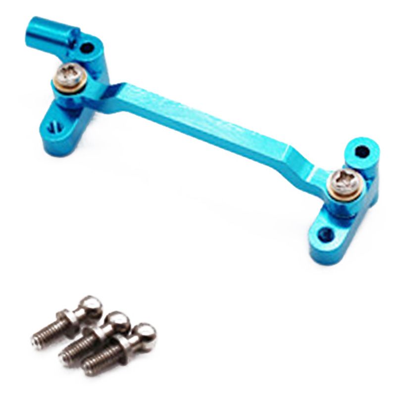 1 Pcs Metal Upgrad Steering Cylinder Mounting Block for Wltoys A949 A959-B A979-B A969,Blue
