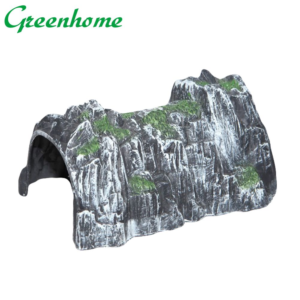 Greenhome  Rockery Train Cave Tunnel Model DIY Miniature Railway Scene Accessory