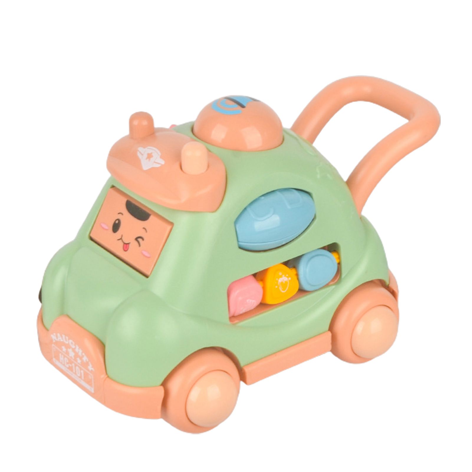 Push Car Gentle Car Light Music Sound Bright Color Kids Push Going Car for Children