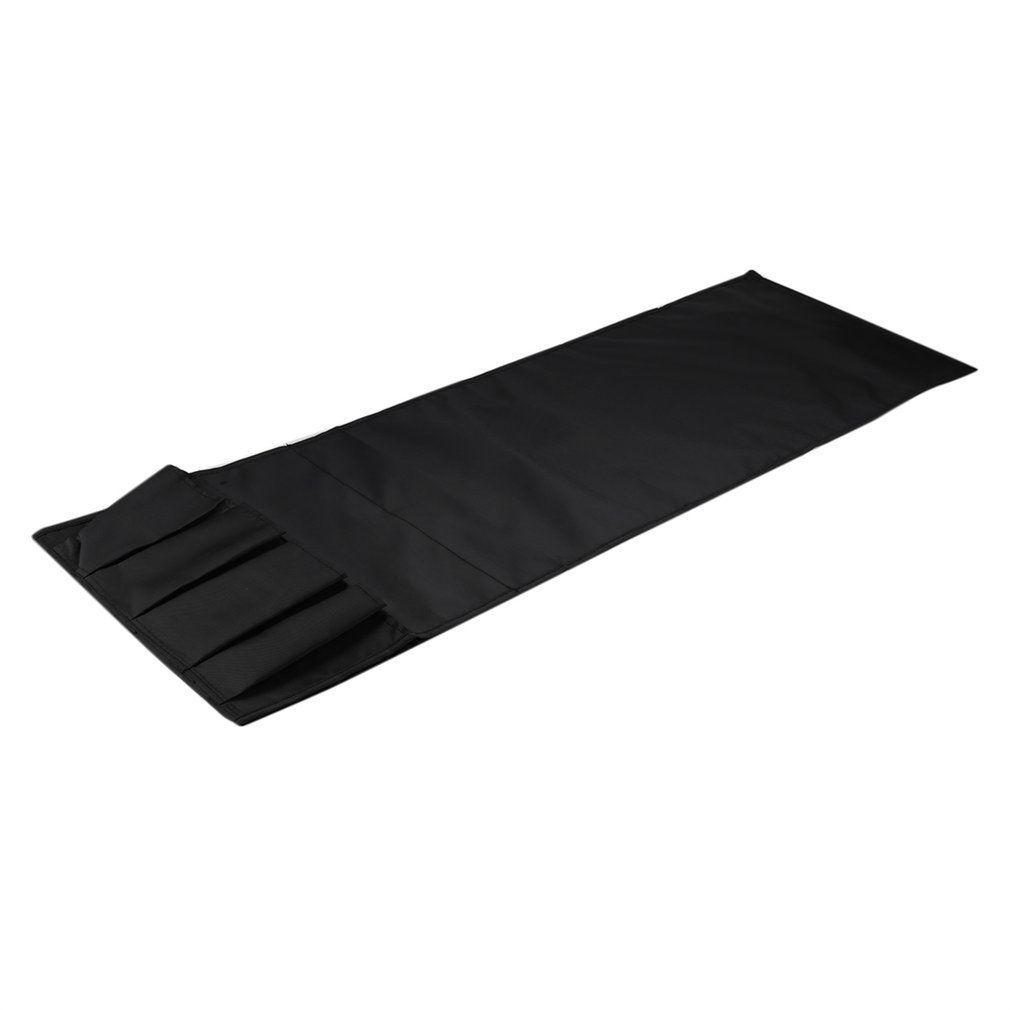 Sofa Couch Chair Armrest Caddy Pocket Organizer Storage Bag Multipockets Black