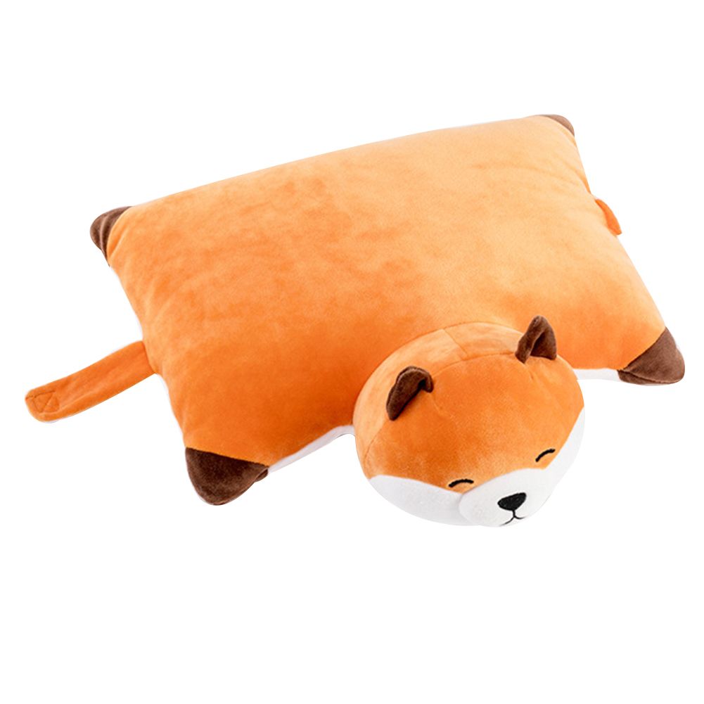 Realistic Crawling Fox Animal Stuffed Plush Doll Cushion Toy Sofa Chair Decor