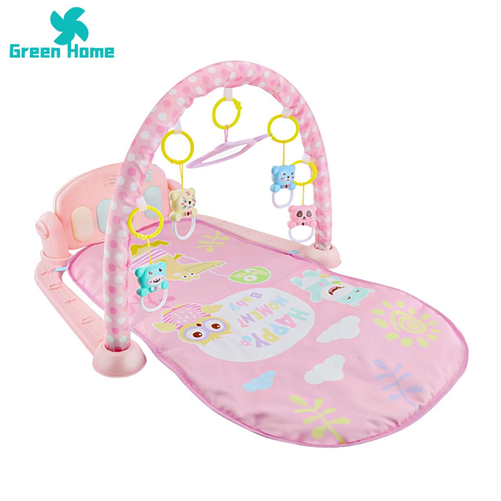 Green Home Musical Mat Cartoon Pattern Baby Musical Training Piano Mat