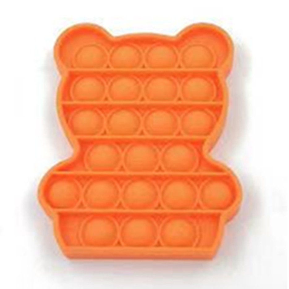 TEH 1pc Silica Gel Children's Sensory Toys Pop Pop Bubble Stress Reliever For Adult And Kid Interactive Toys