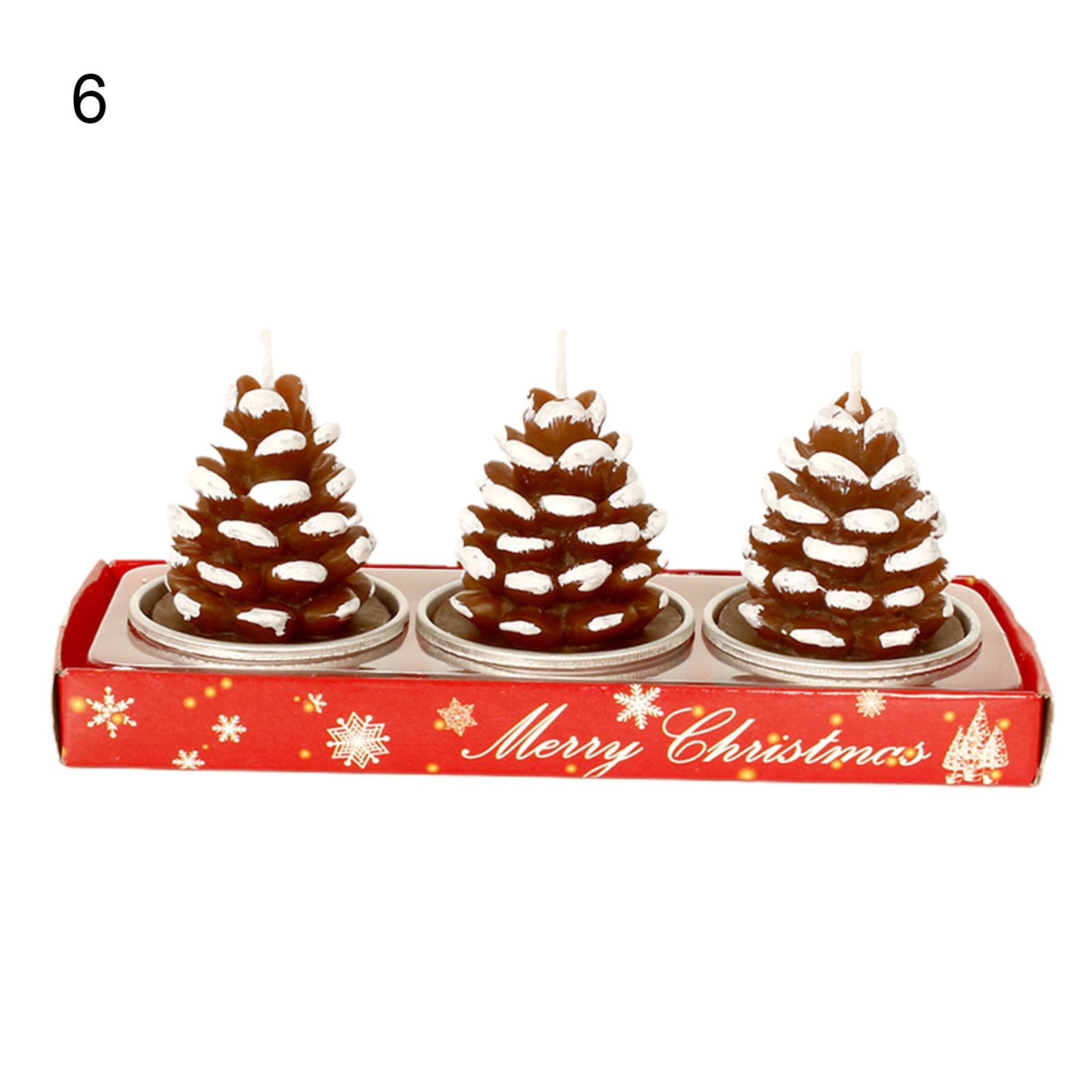 Christmas Candle Durable Realistic Compact Xmas Birthday Candle