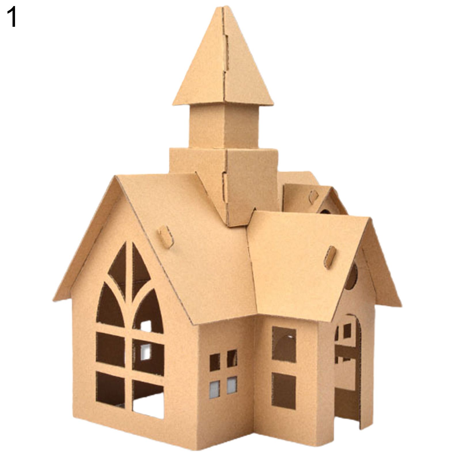 DIY Assembly cessories Interesting Creative House Shape DIY Assembly cessories