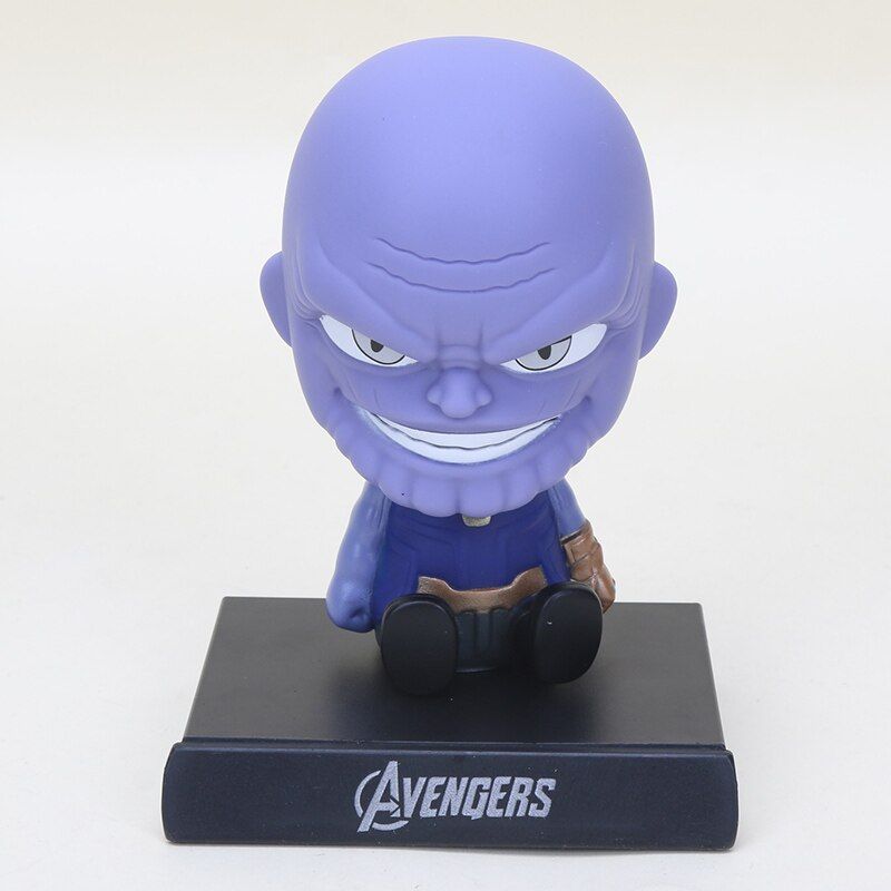 Bobble Heads Anime Figurine Action Captain America Baby Guardians of TGalaxy Men Lovely Car Holder  Holder