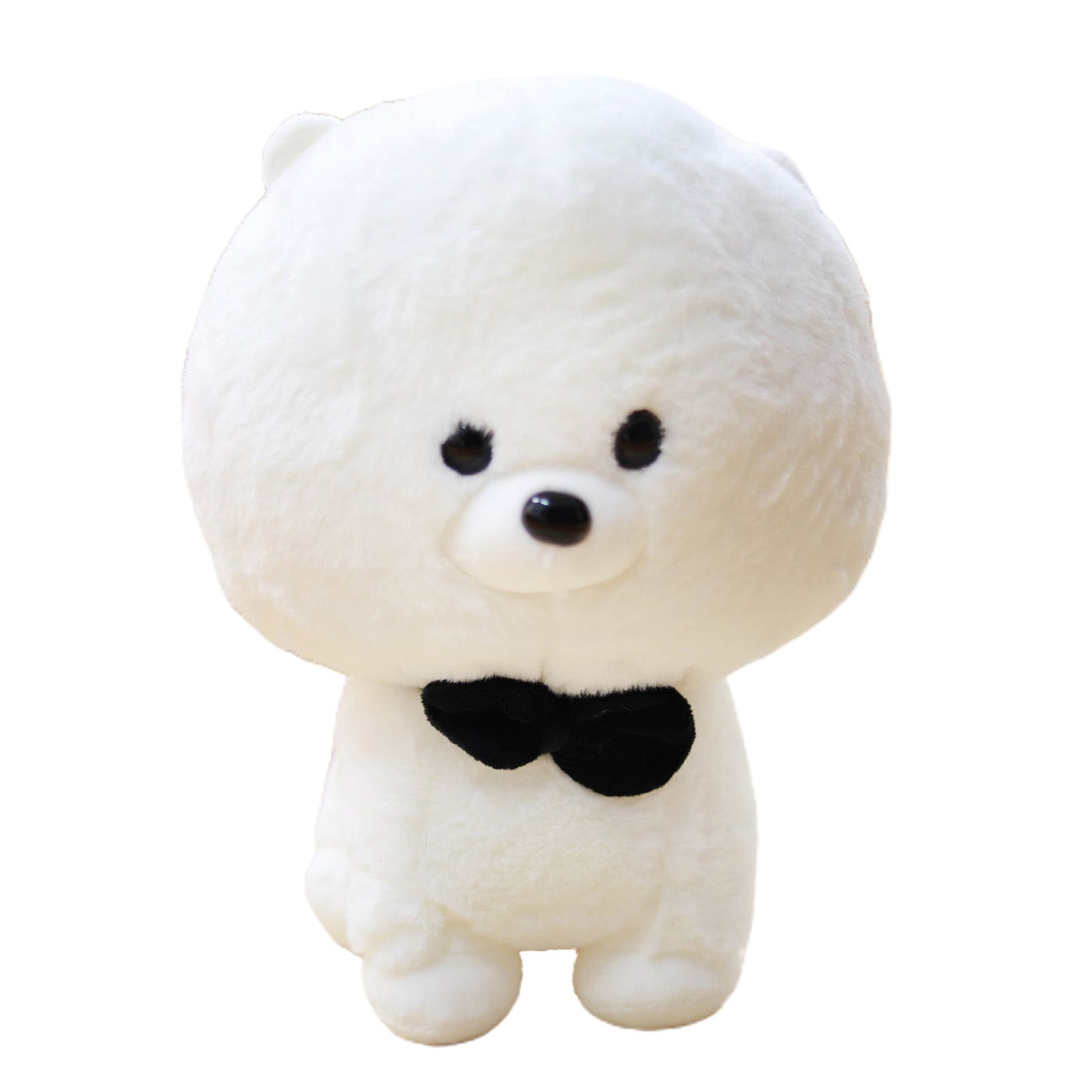 Realistic Bichon Stuffed Toy High Simulation Strong Flexibility Decorative Toy Simulation Bichon Frise Plush Toy for Children