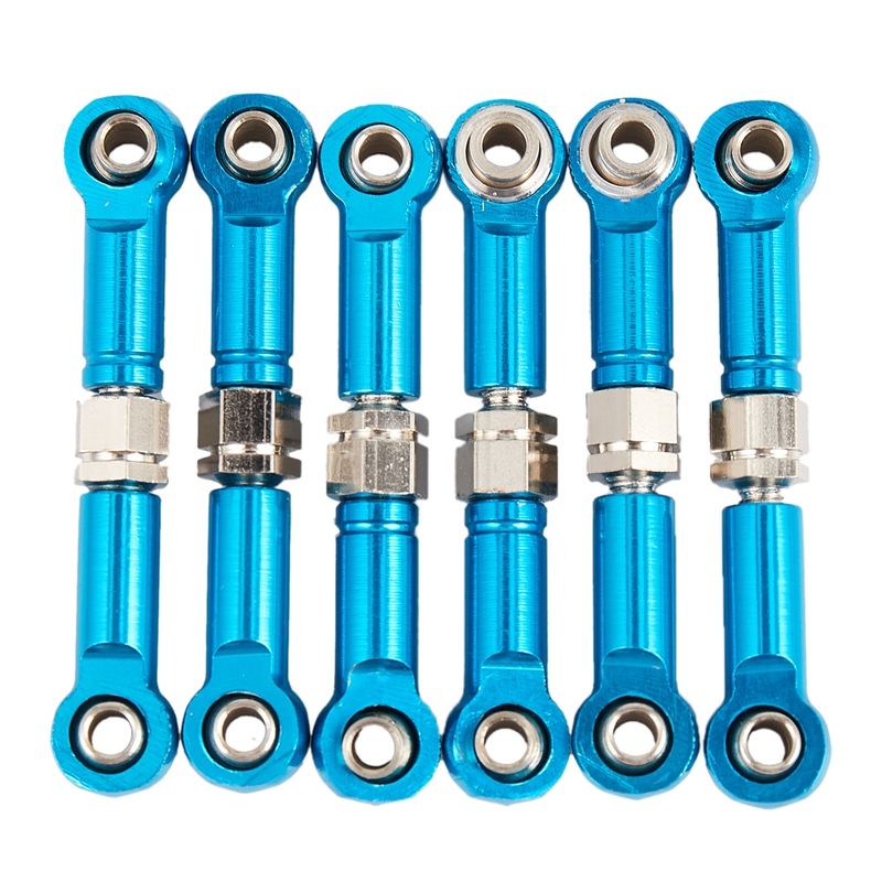 6Pcs Adjusle for Wls A949 A959 A969 A979 K929 Upgrade Parts Metal Linkages ll Rod Servo Link A959-03