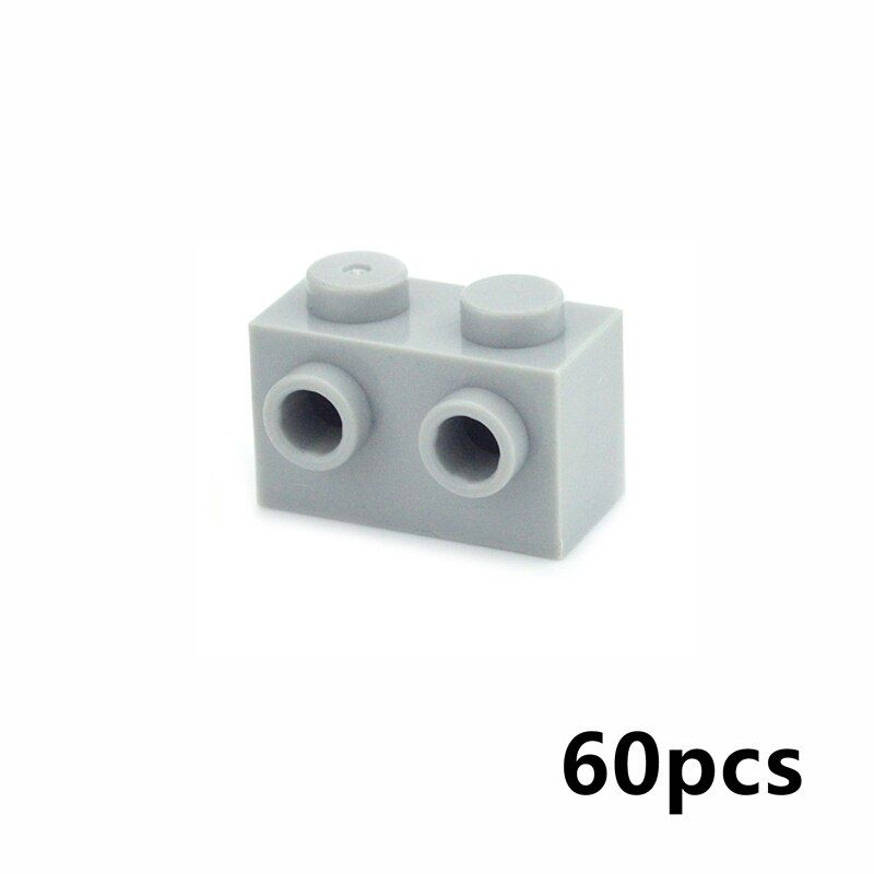 Assemble Particles 60pcs 11211 1x2 Building Blocks DIY Bricks MOC Parts Educational Creator high-tech Toys Compatible All brand