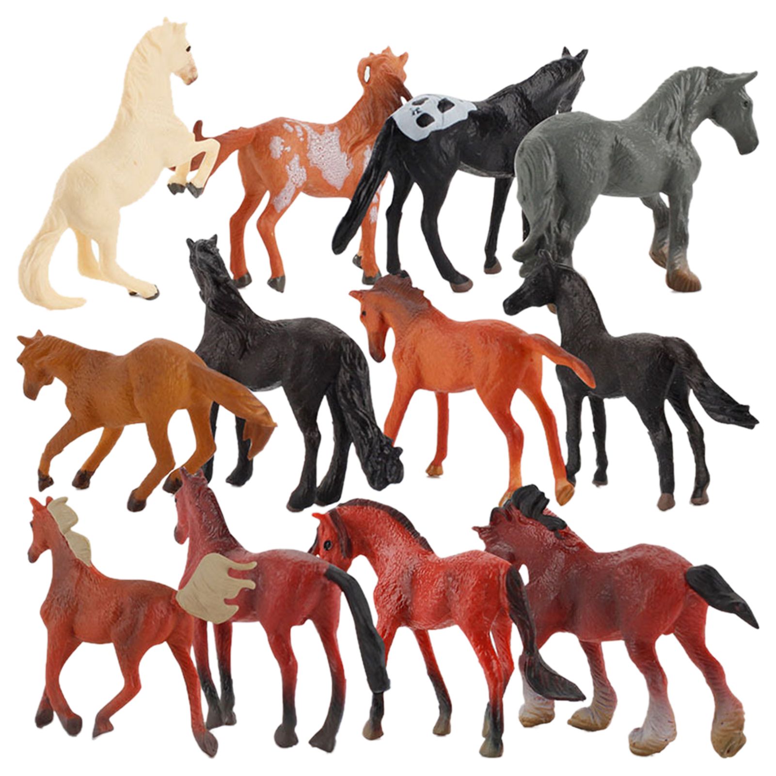 12Pcs/Set Model Toy Realistic Collectible Educational Fashion Gadget Home Garden Miniatures for Teaching