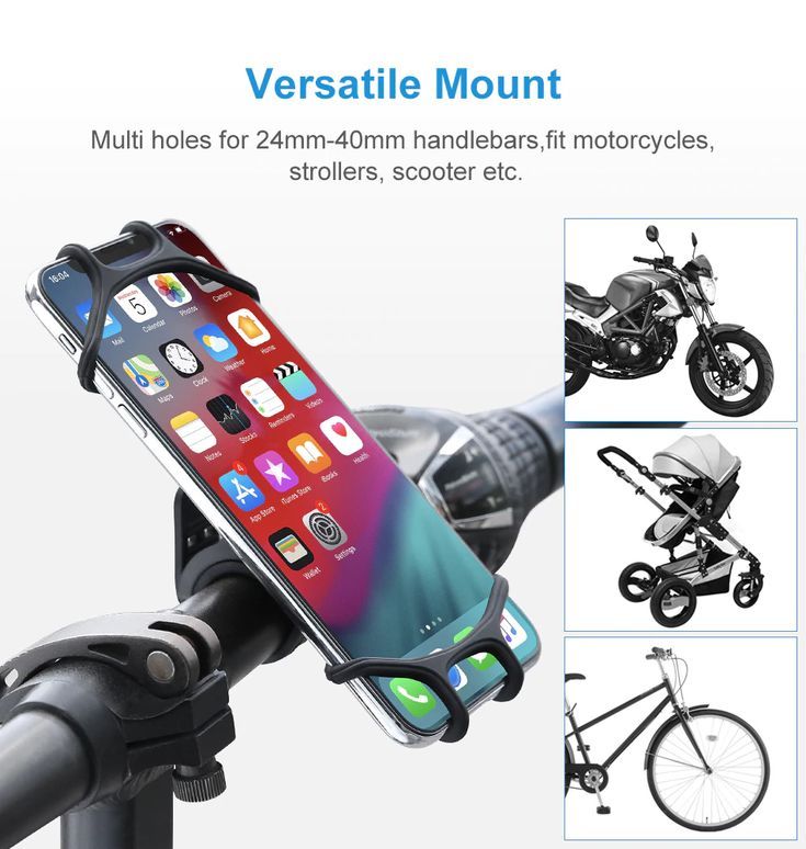 RAXFLY Bike Phone Holder Bicycle Mobile Cellphone Holder Motorcycle