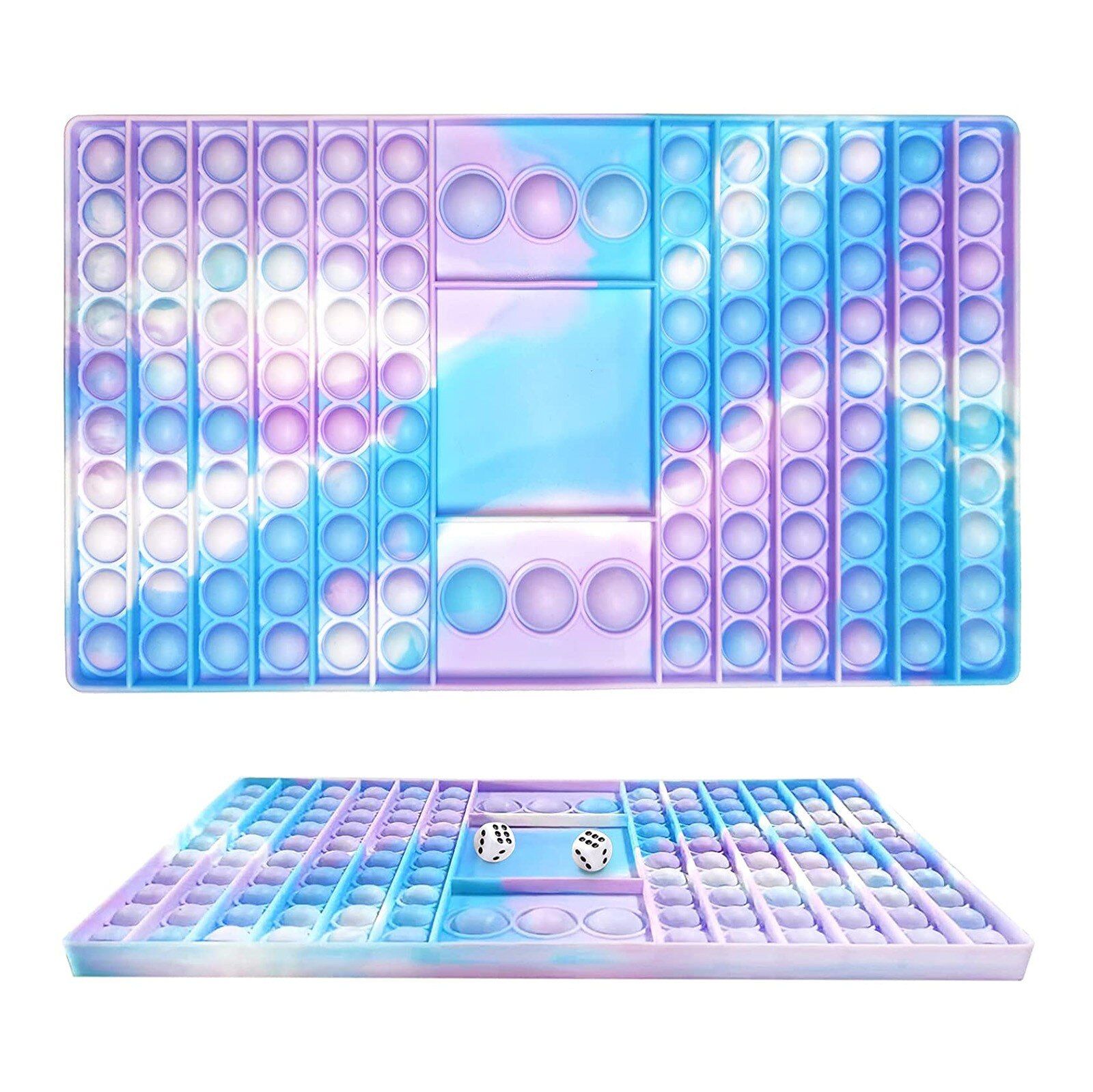 Antistress Pushs Bubble Rainbow Chess Board Party Popete Game Fidget Toys Finger Sensory  Popetes Simple Dimple juguetes