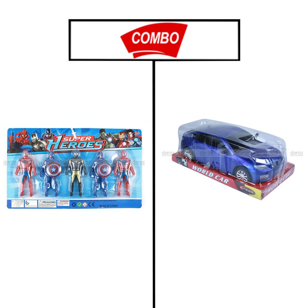 Baby to Avenger Figure & Helokitti Danching Robot for Baby