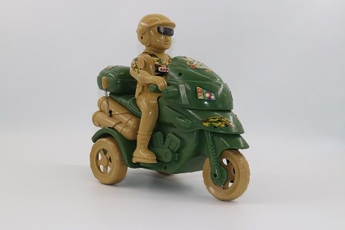 Big Size Army Honda Toy For Kids/Plastic Army Bike Baby Toy/ Fiction Driven Plastic Bike Toy