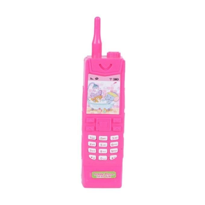 Plastic Toy Phone - Pink
