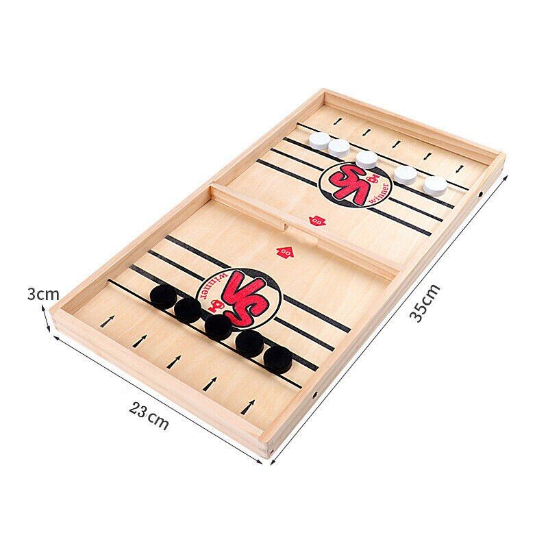 Table Hockey Game for and Children Desktop Slingshot Board Game Toys Chess Play Desktop Fighting Party Family Games