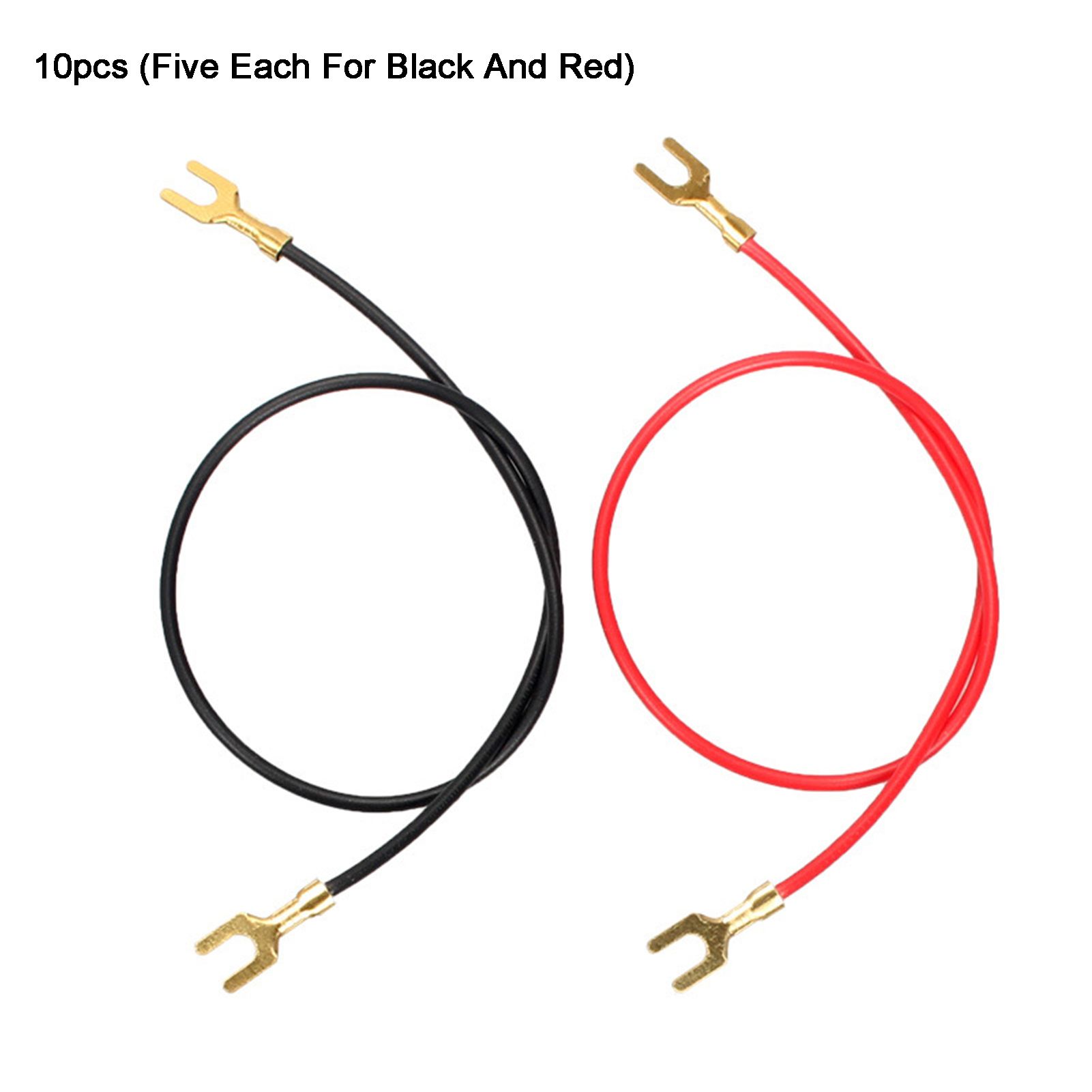 10Pcs Test Wire Cultivate Interest Copper U-shaped Fork Wire Tool for Physical Experiments