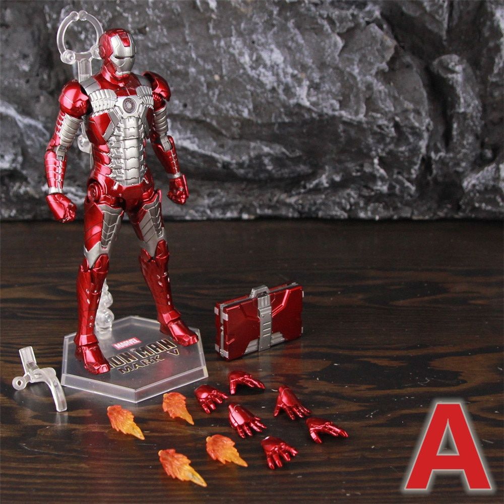 Marvel Iron Man MK1 MK2 MK3 MK4 MK5 MK6 MK7 MK42 7" Movie Action Figure Iron-Man MK Mark 1 2 3 4 5 6 7 42 LegeZD Toys Doll