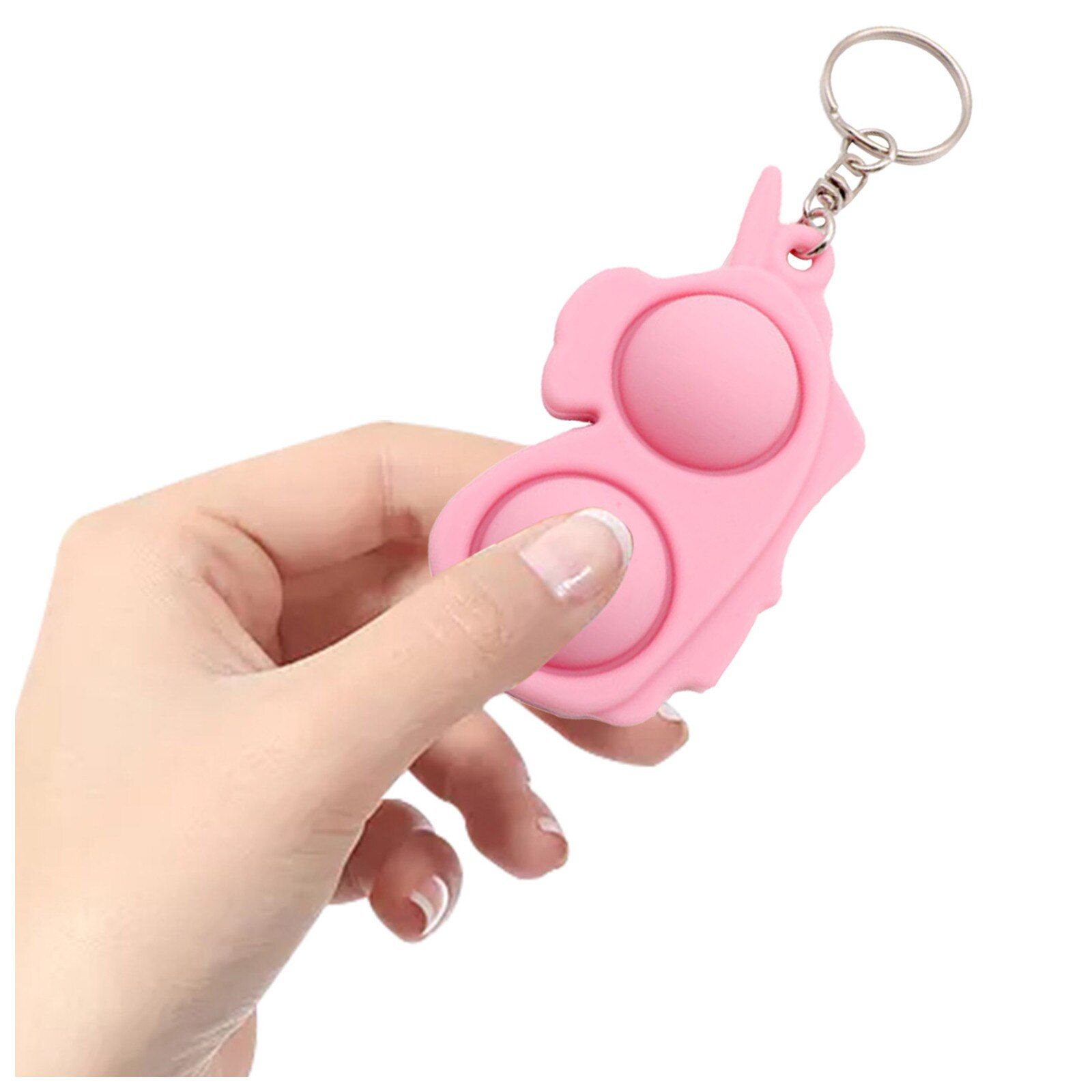 Angel Simple Dimple Toy Fidget Anti-stress Keychain Toy Push Stress  Decompression Toy Hand Fidget Toys Kids  Jouet