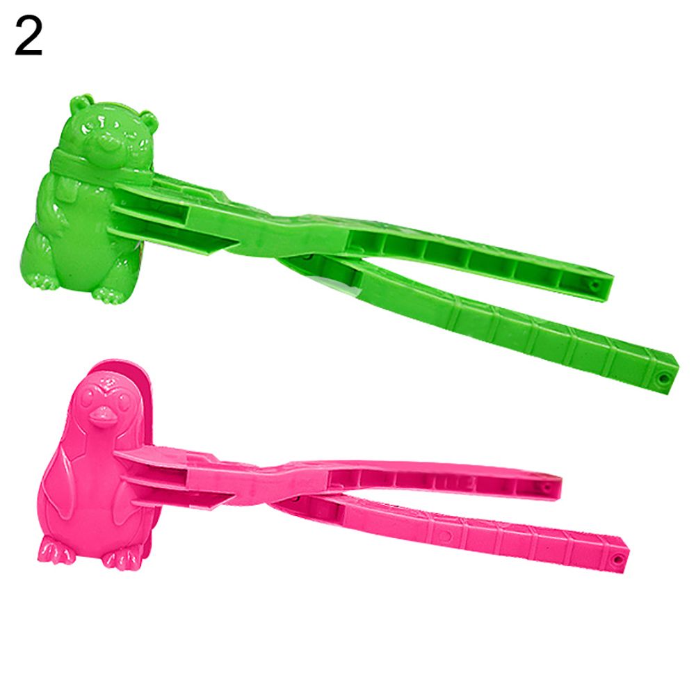 Cartoon Snowball Clip Winter Ball Maker Snow Mold Tool Outdoor Sports Kids Toy